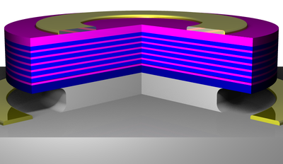 Schematic of the new laser.